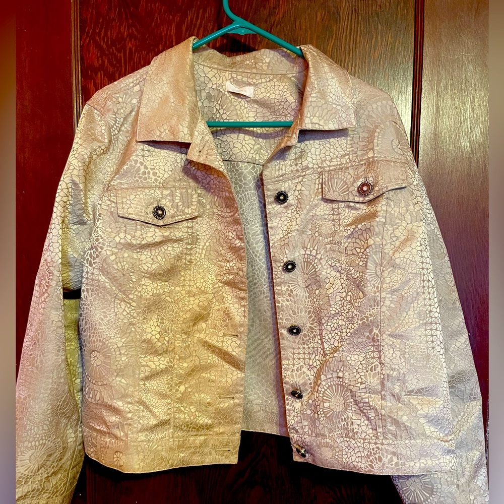 Size 3 Chico’s Gold Jacket